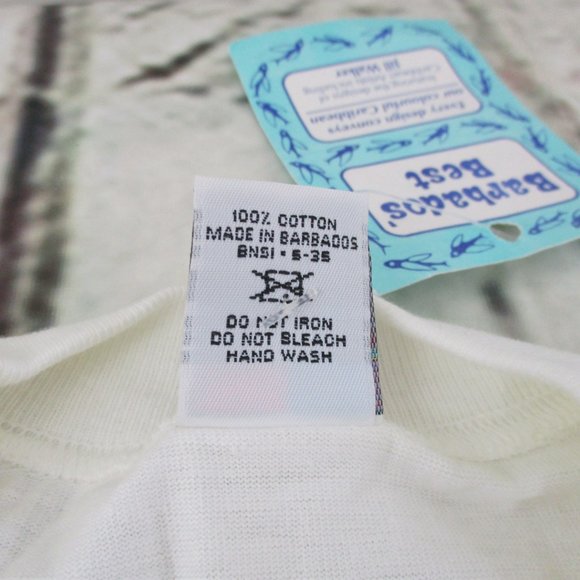 River Bay Barbados Screenprint T-Shirt - Picture 7 of 7